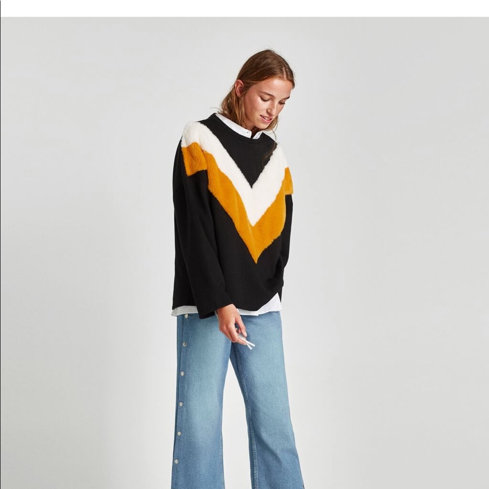 Zara New Fur Sweater